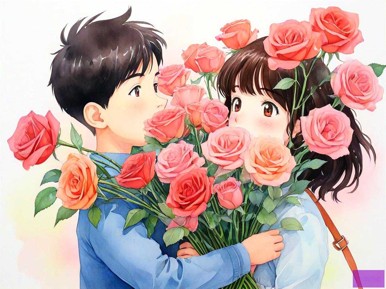 520给女友送什么花