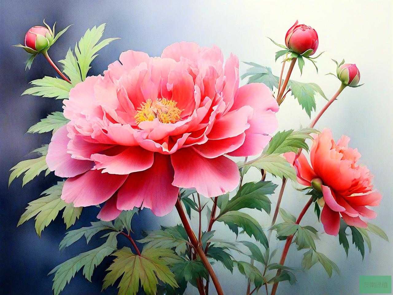 花叶不见面的是什么花