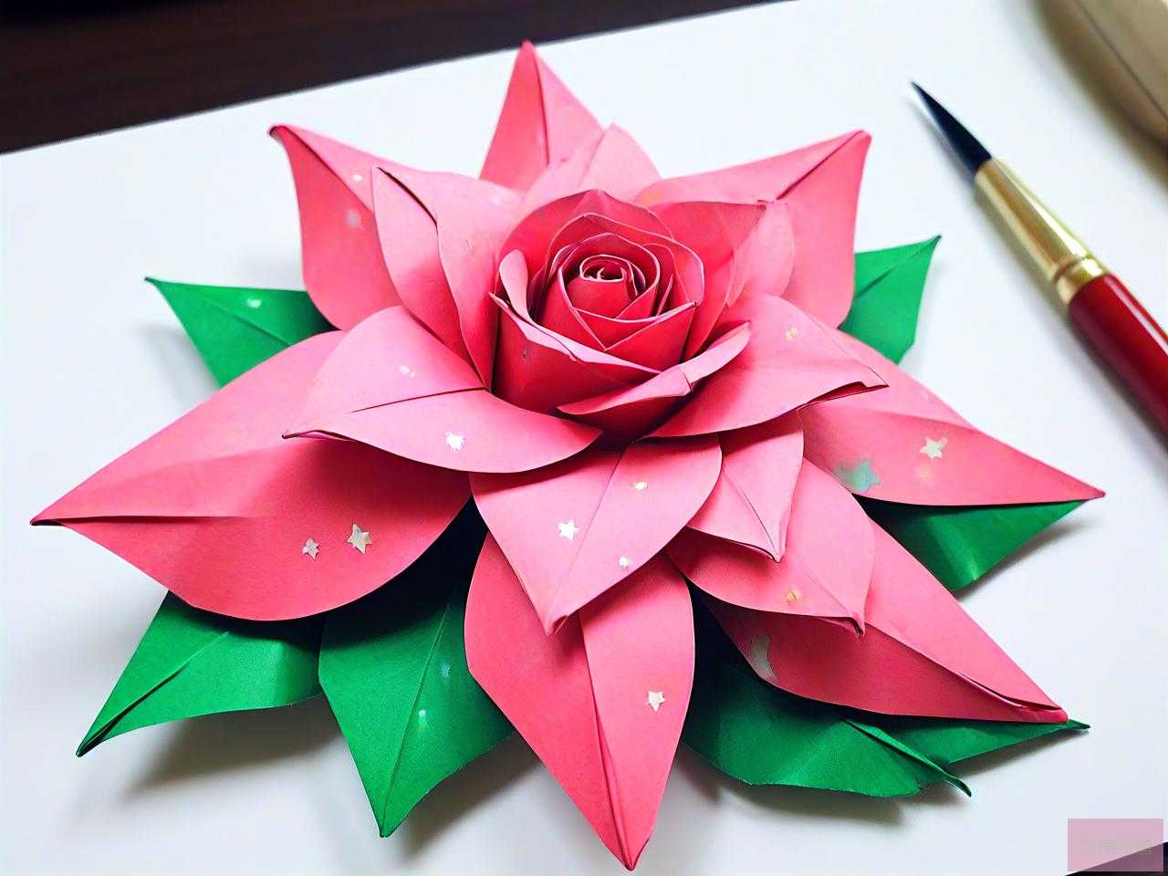 玫瑰星星怎么折 纸条