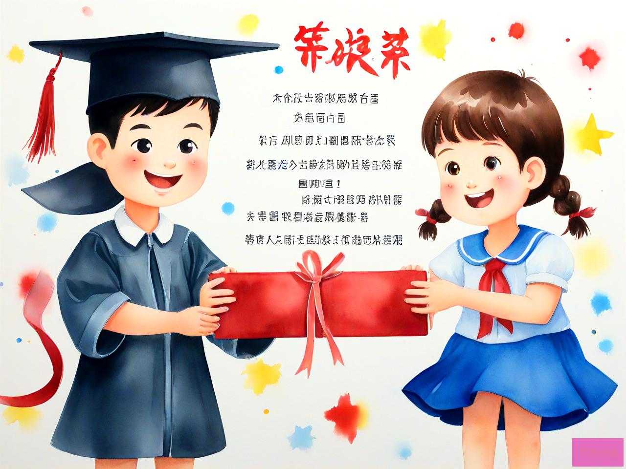 毕业祝福孩子们的话语