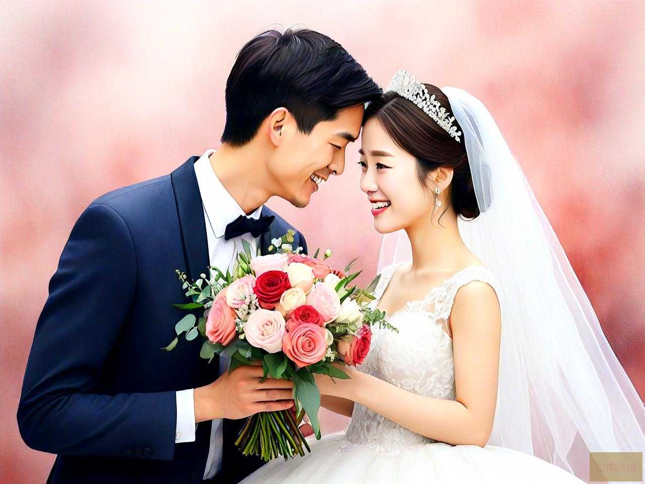 给结婚新人送什么花好