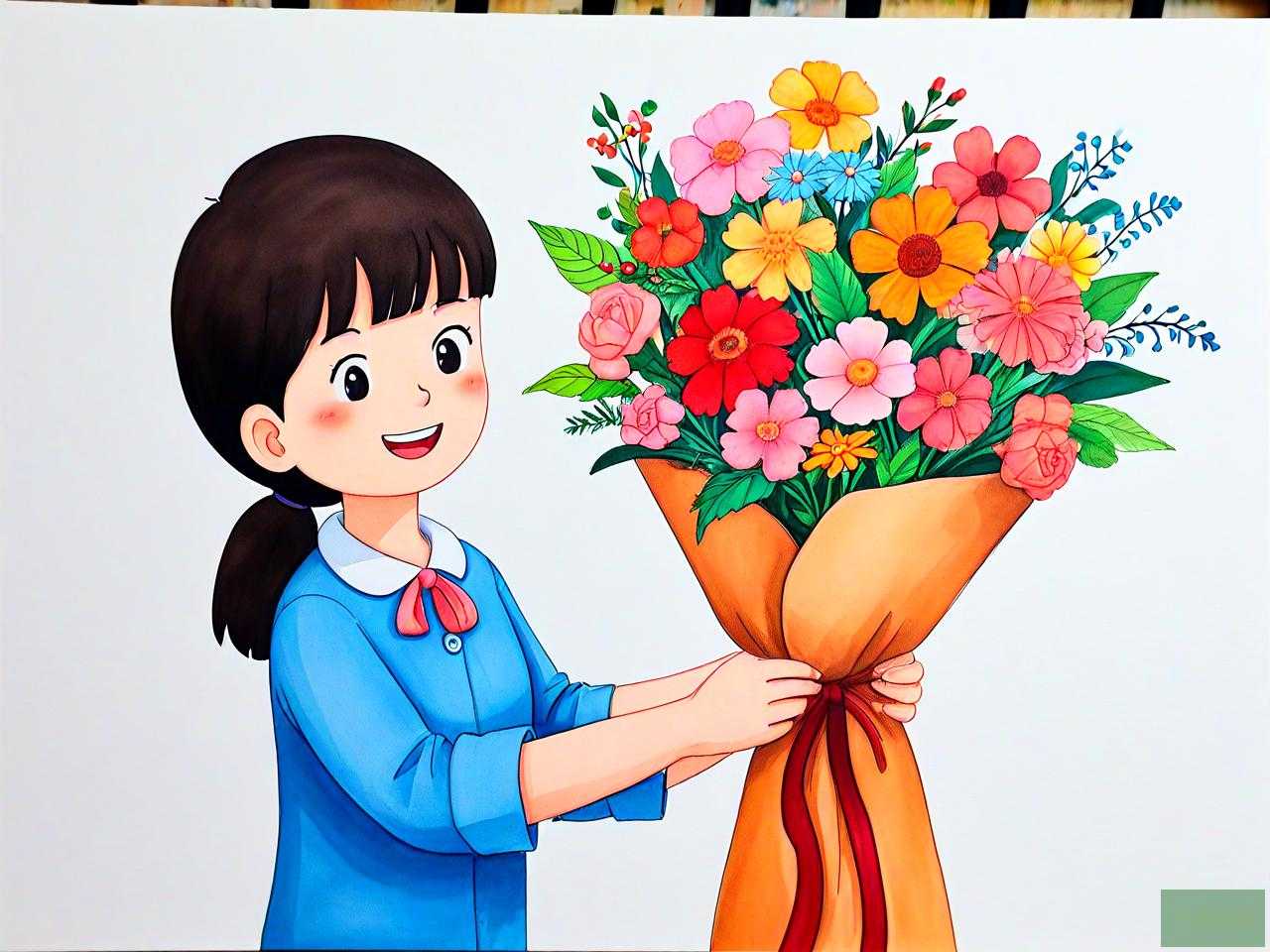 学生送老师花送什么花