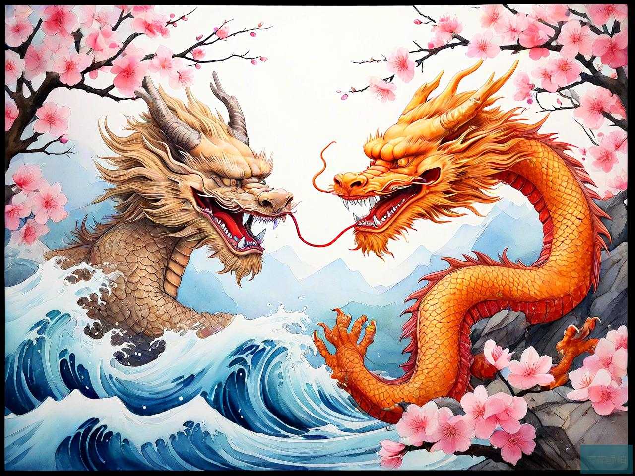 金刚梅花双龙什么意思