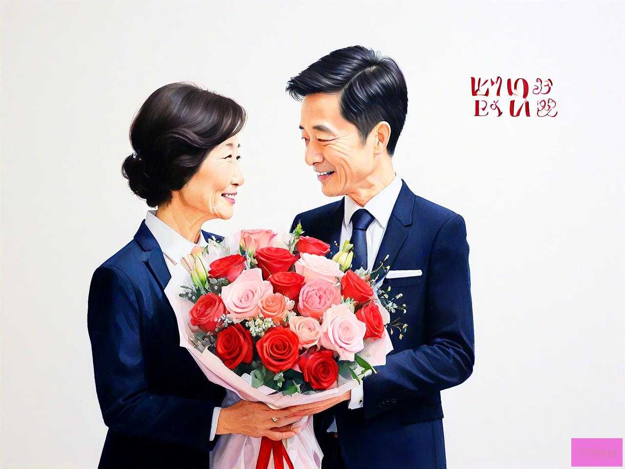 结婚五十周年送什么花
