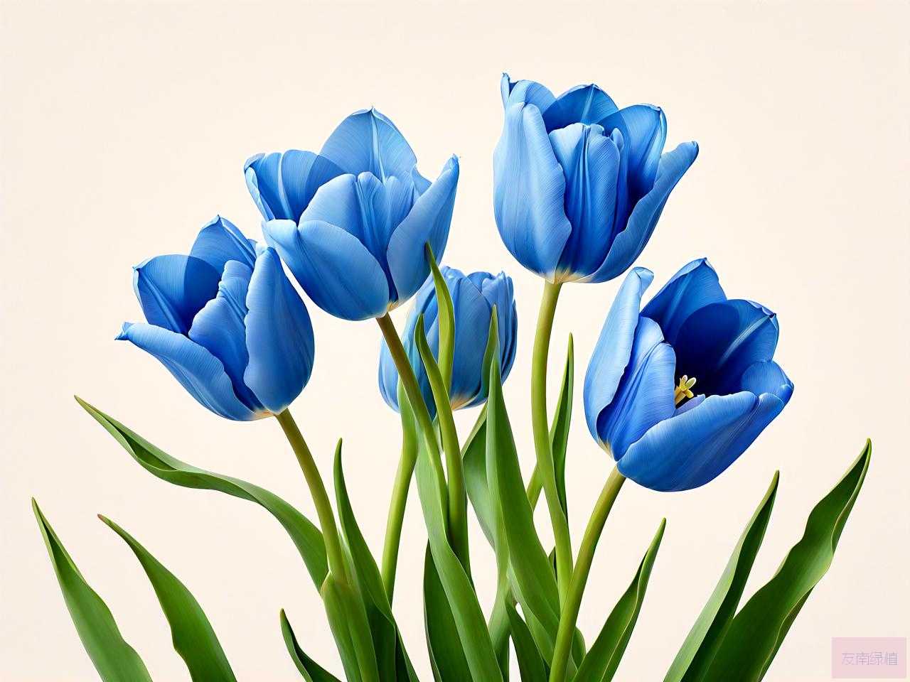 郁金香花语和寓意蓝色