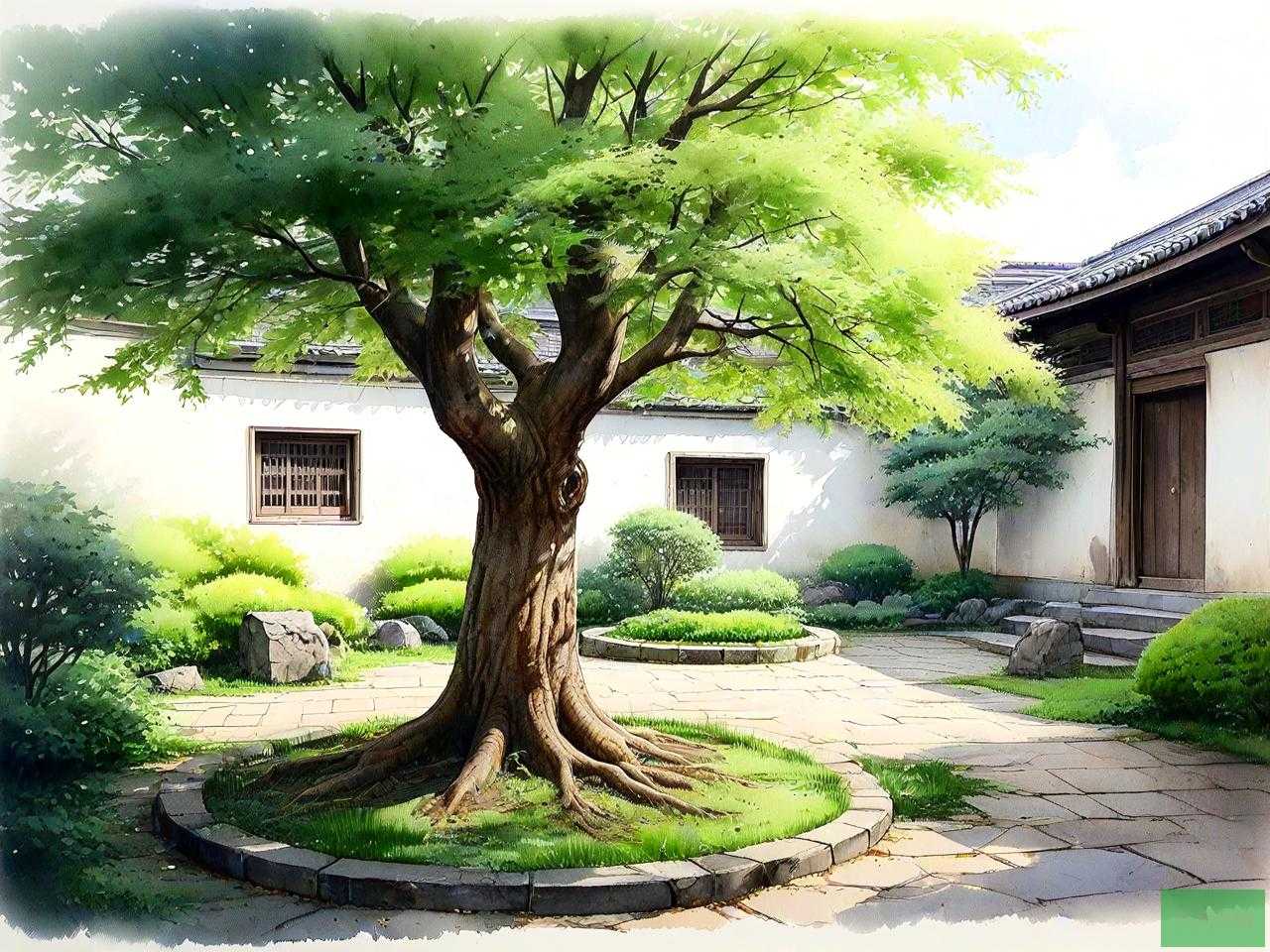庭院栽什么树风水最好
