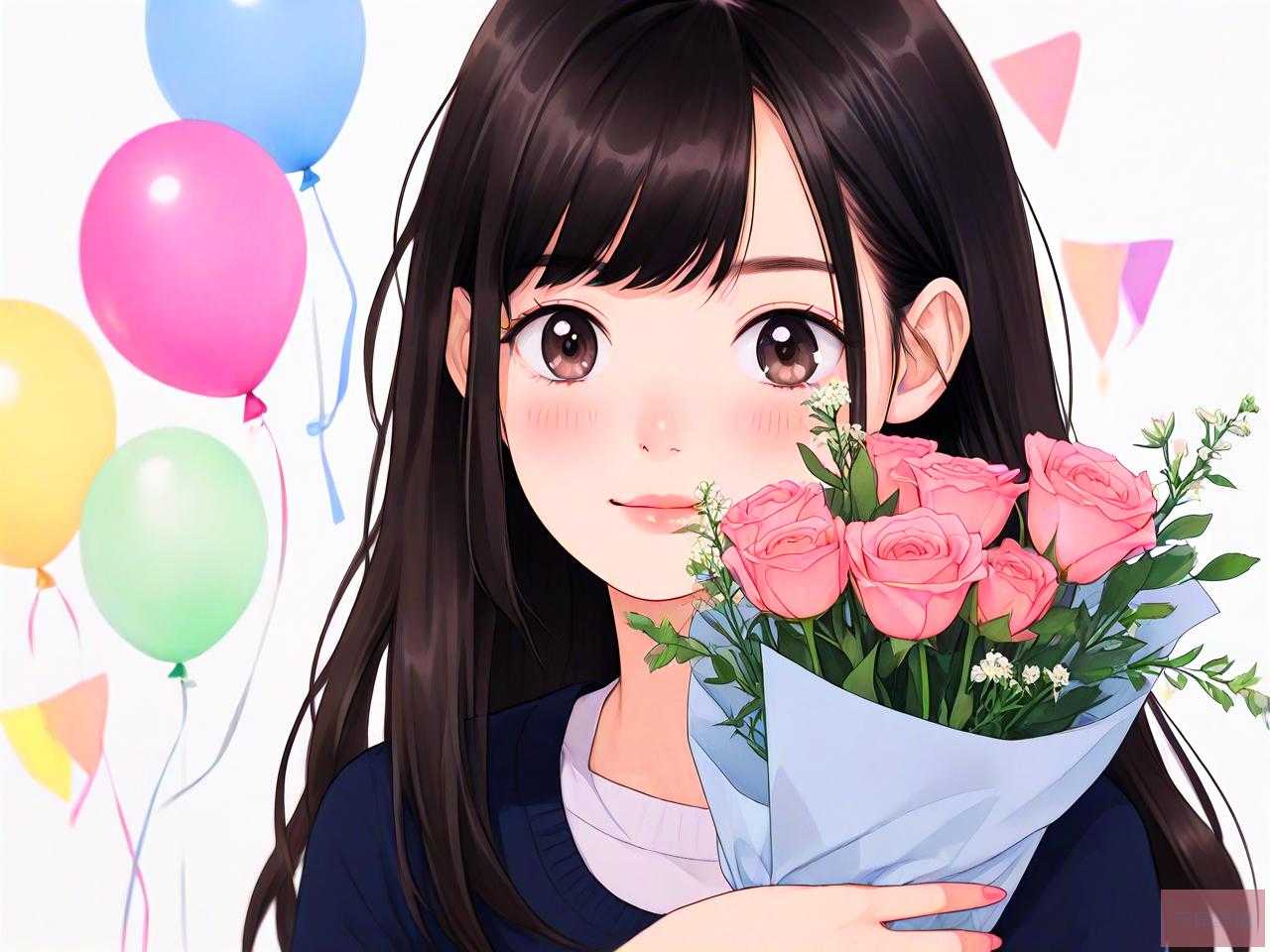 女同学过生日送什么花