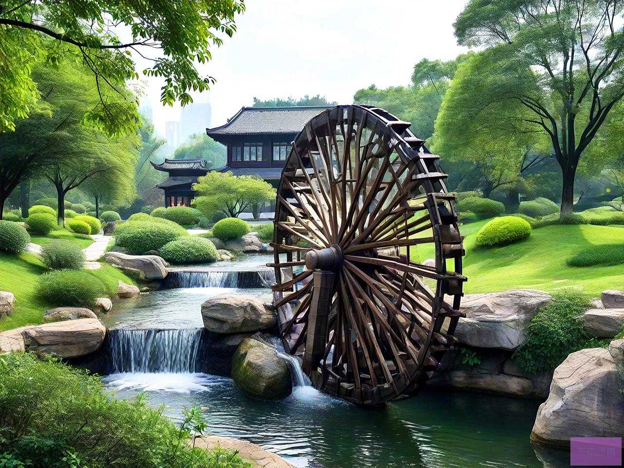 重庆园林景观水车厂家