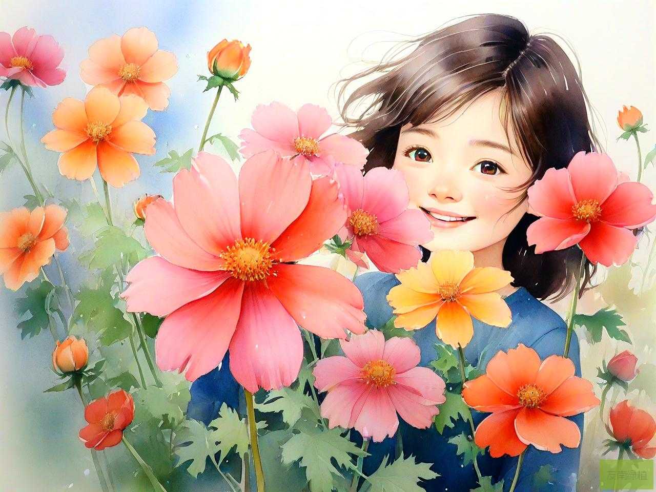 看见花心情愉悦的句子