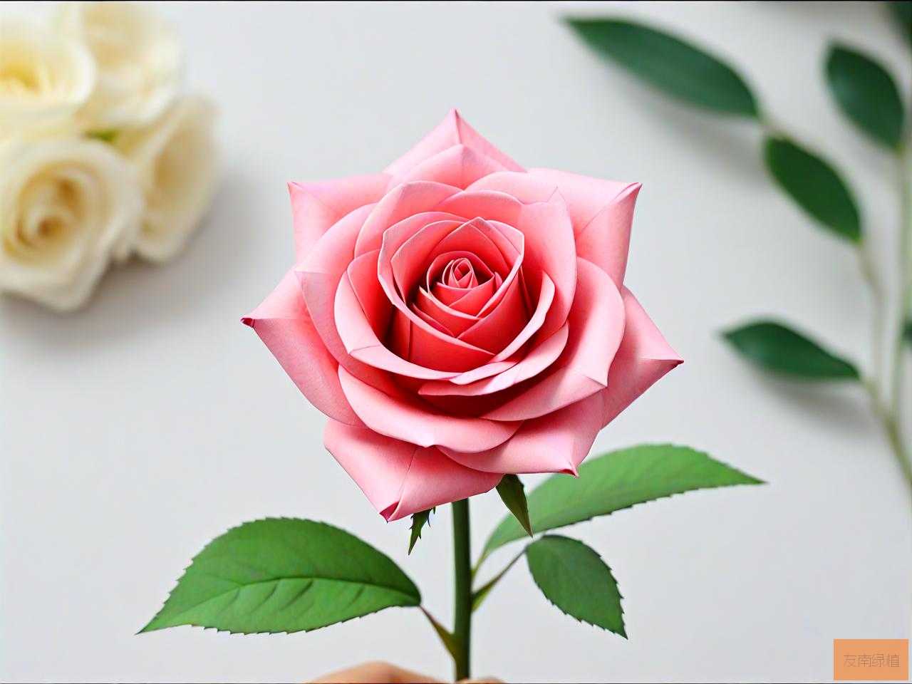 简单又好看的玫瑰花怎么折