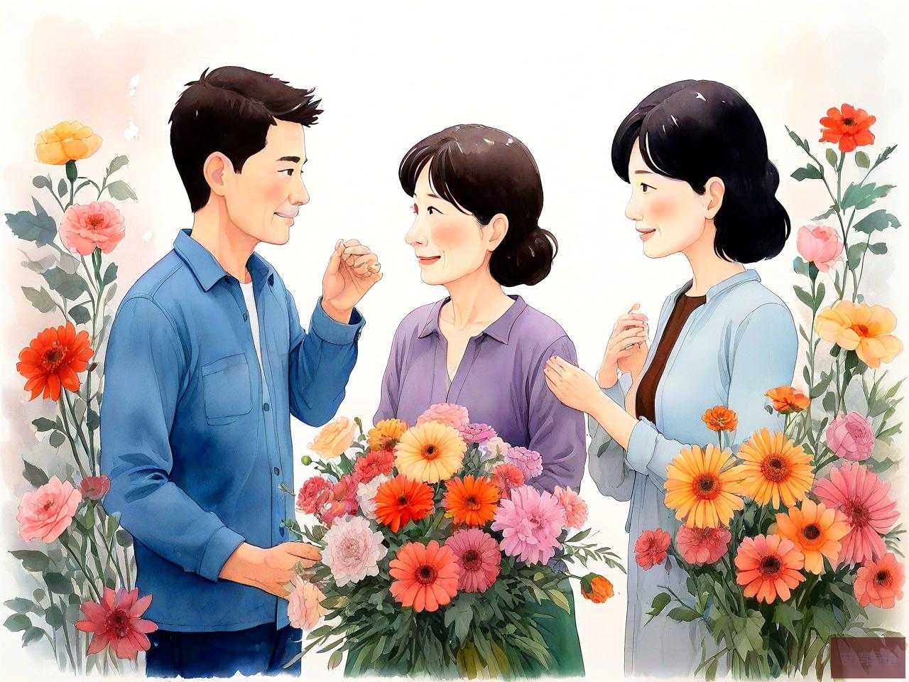 朋友家人去世送什么花