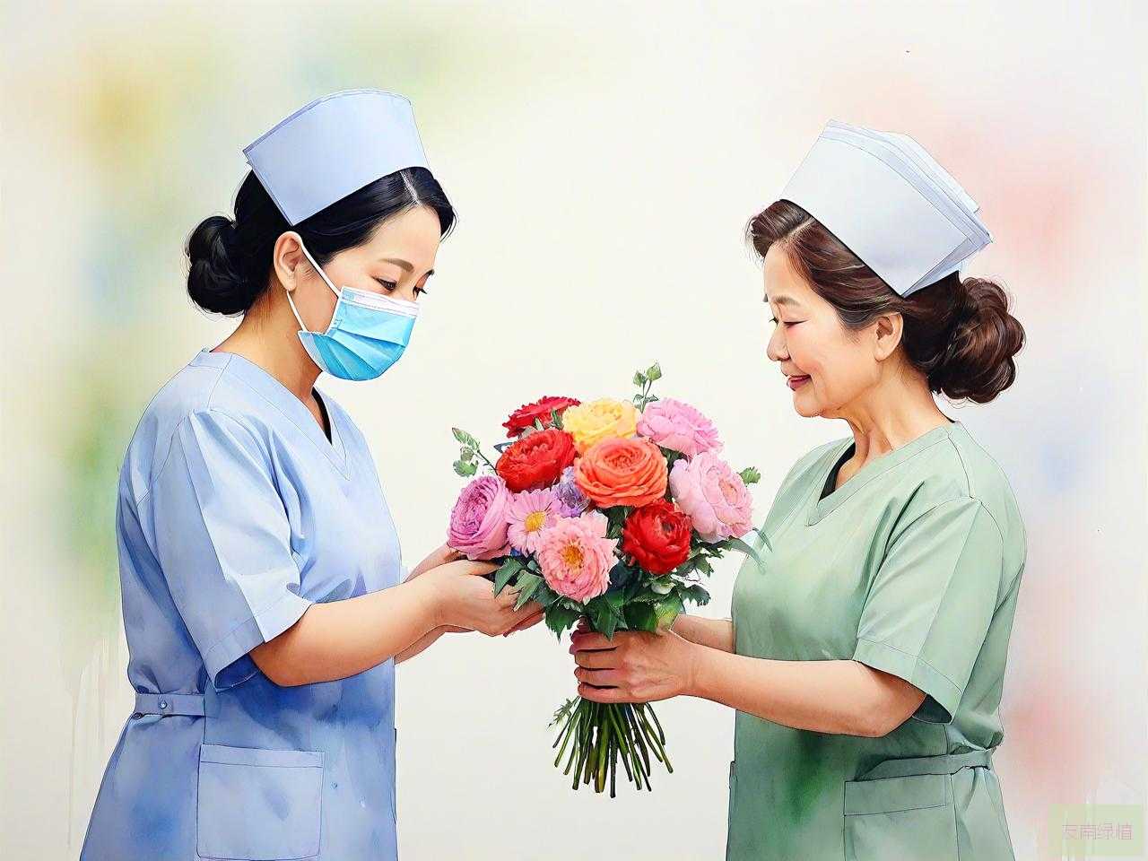 患者给护士送什么花好