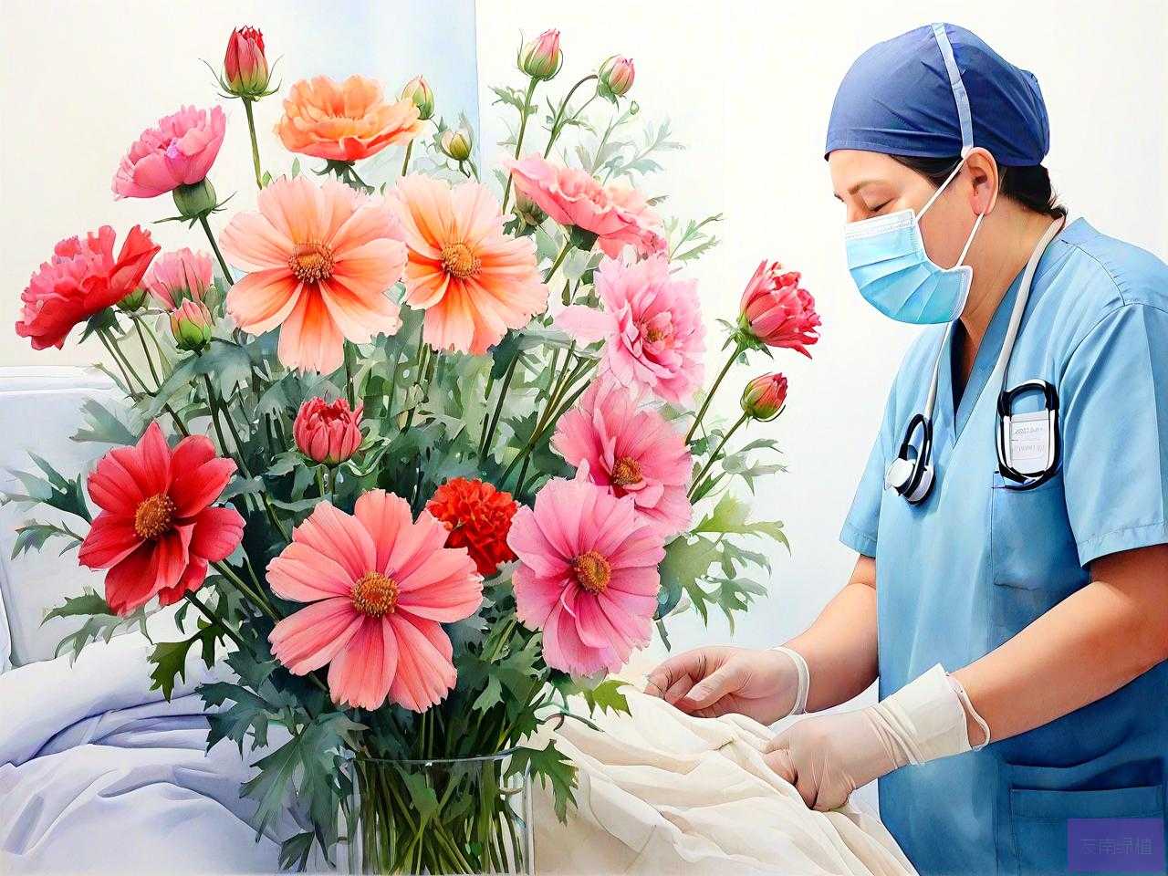 住院看望病人送什么花