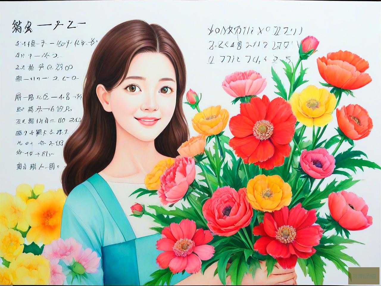给数学老师送什么花好