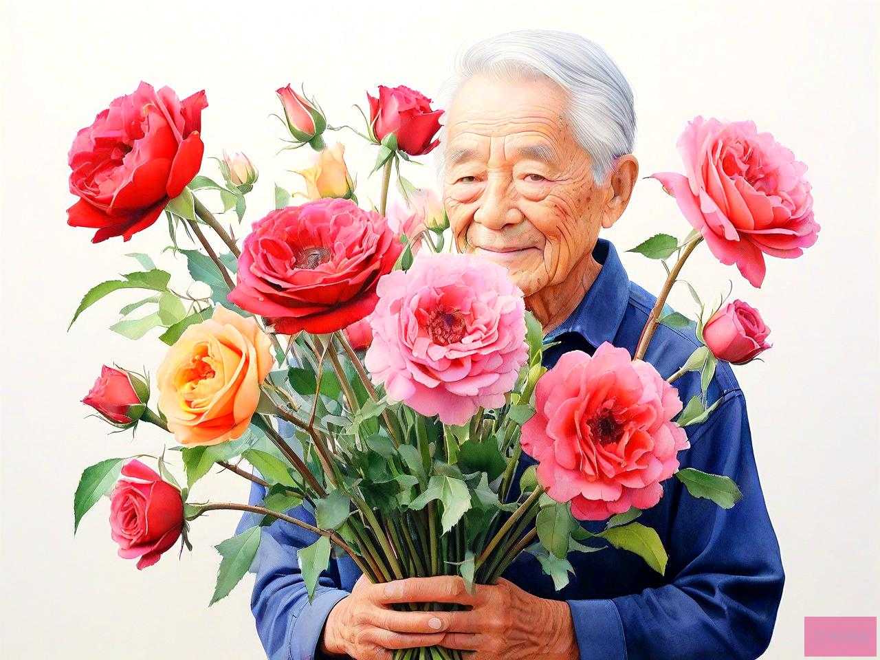 老年人适合啥鲜花送人