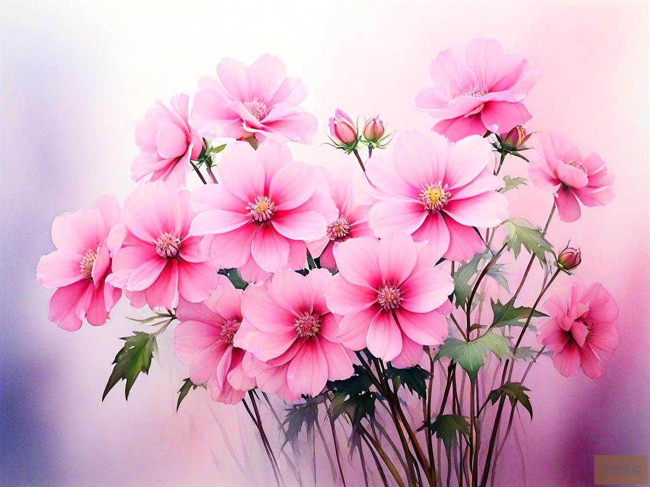 粉色一串的花是什么花