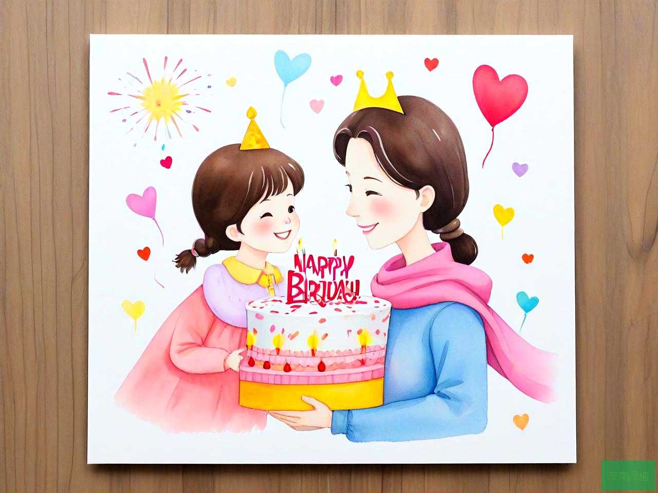 妈妈过生日送什么贺卡