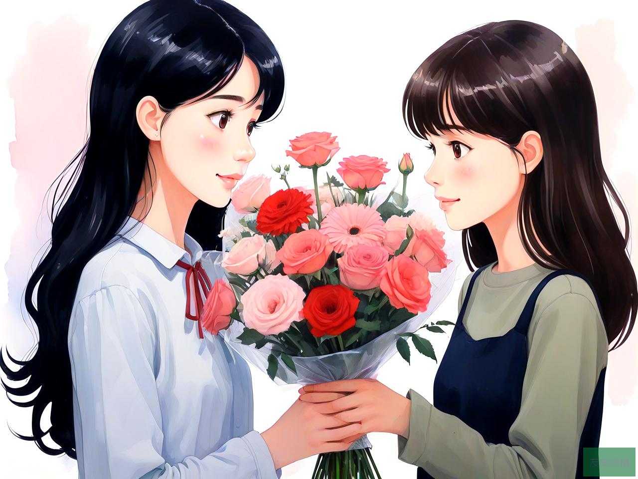 和女生第一次见面送什么花