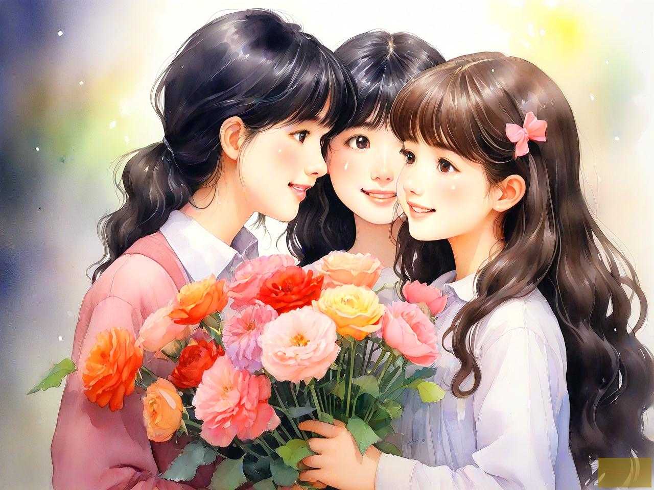 送好朋友送什么花女生