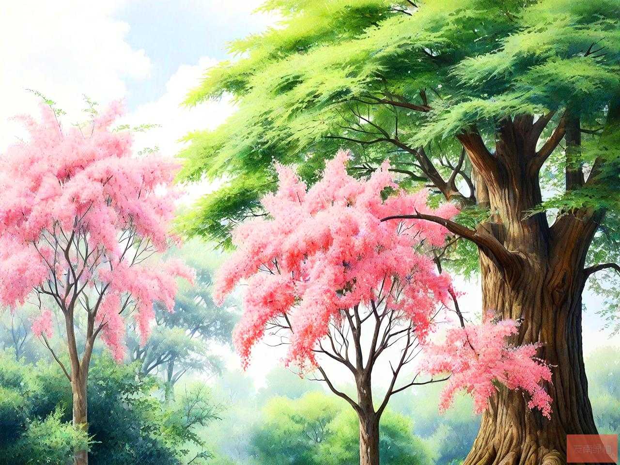 芙蓉树和合欢树是一种树吗