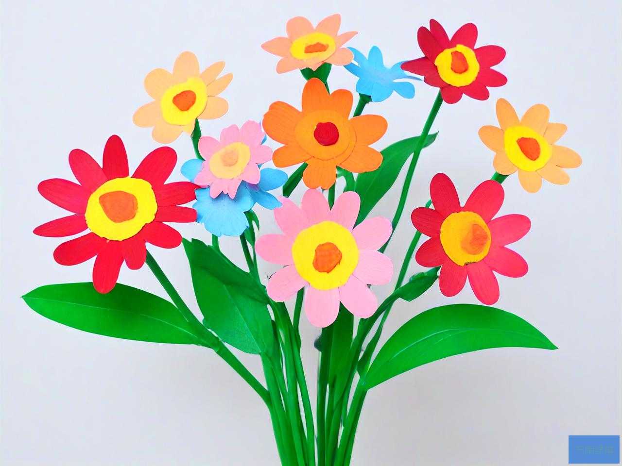 儿童手工花束制作方法
