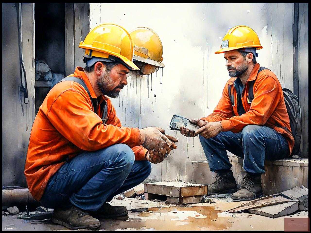表达很辛苦的工人话语