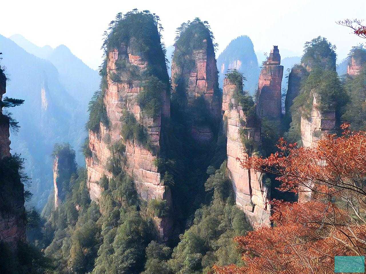 十二月张家界黄石寨游