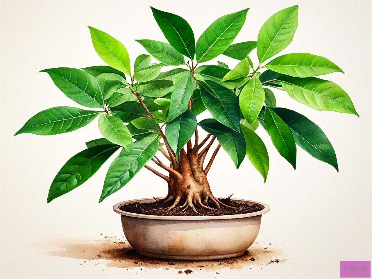 发财树生根后怎么栽种