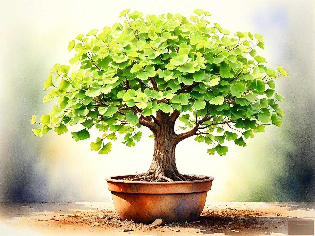 花盆种银杏树能长多高