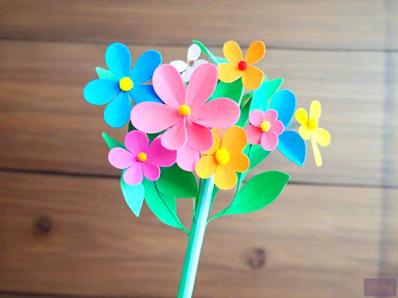吸管做花手工制作大全步骤