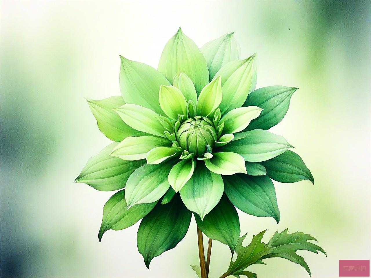 花朵是绿色的花有哪些
