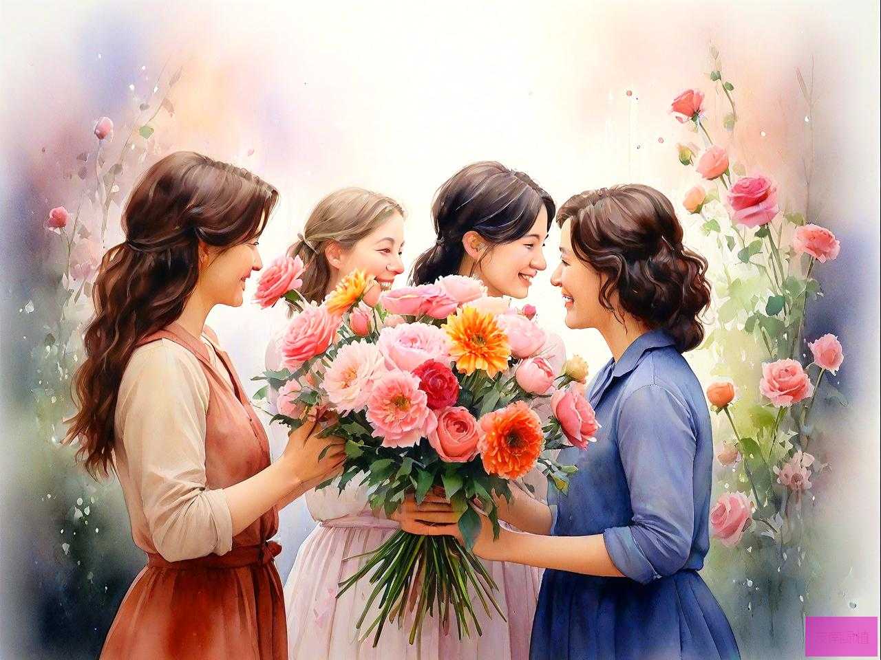 代表女性友谊送什么花