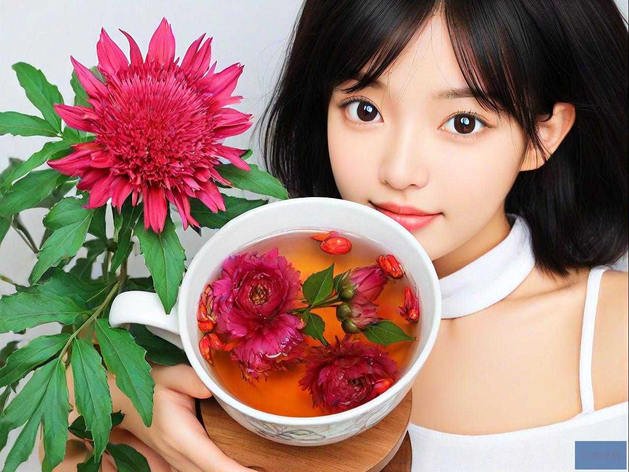 女生喝三七花水有什么好处