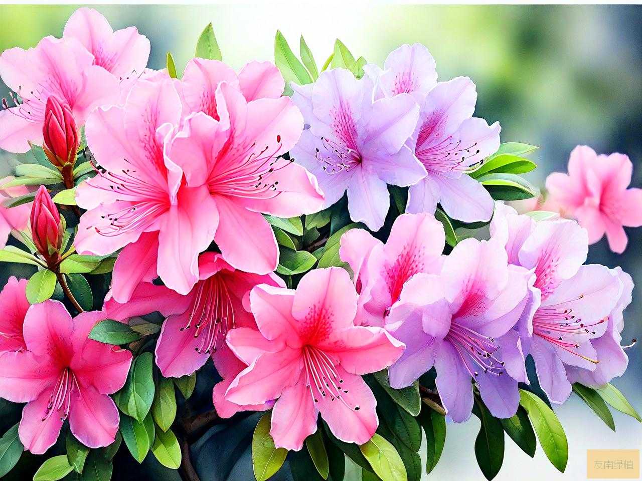 杜鹃花颜色有几种颜色