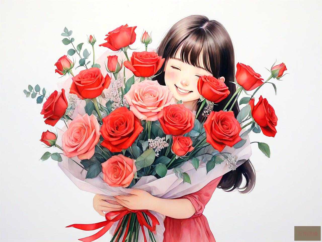 给女朋友送花送什么好