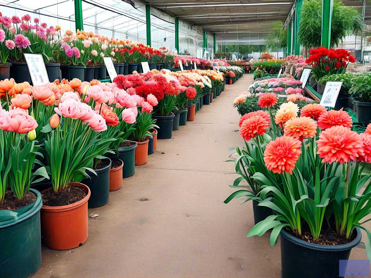 花卉市场盆栽批发市场