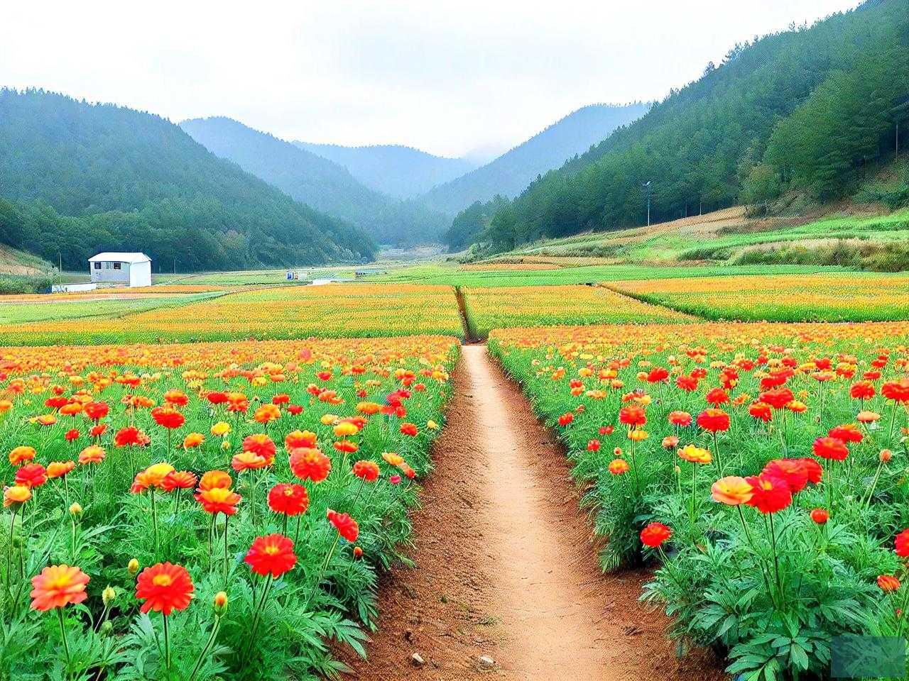 福建龙岩花卉种植基地
