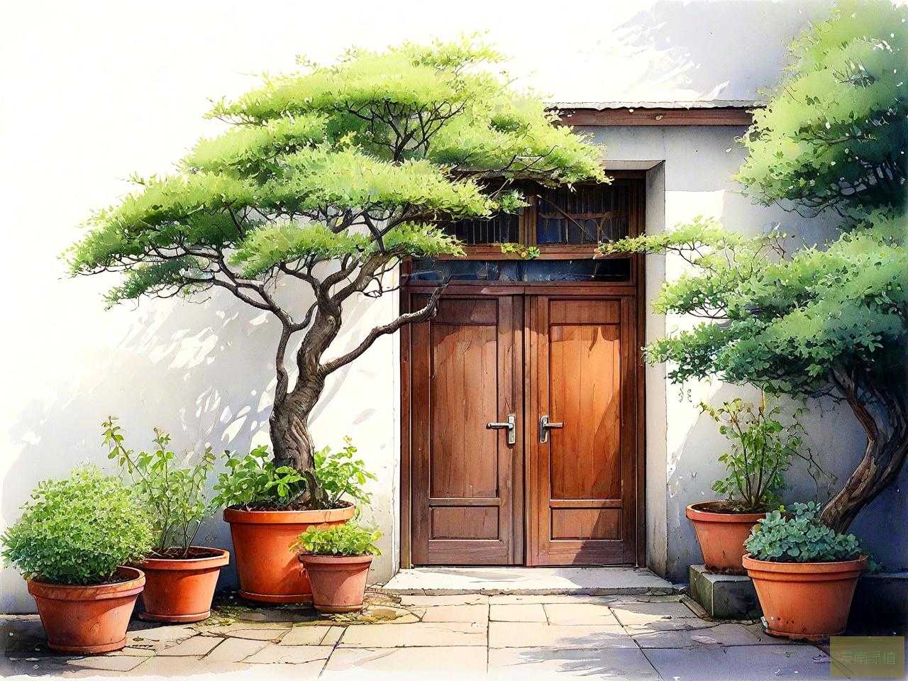 家门口适合种什么盆景