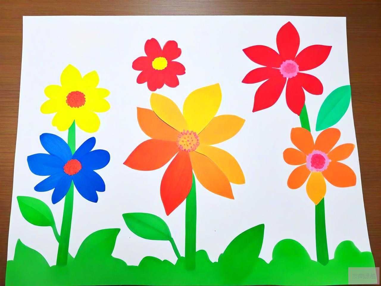 幼儿简单手工小制作花
