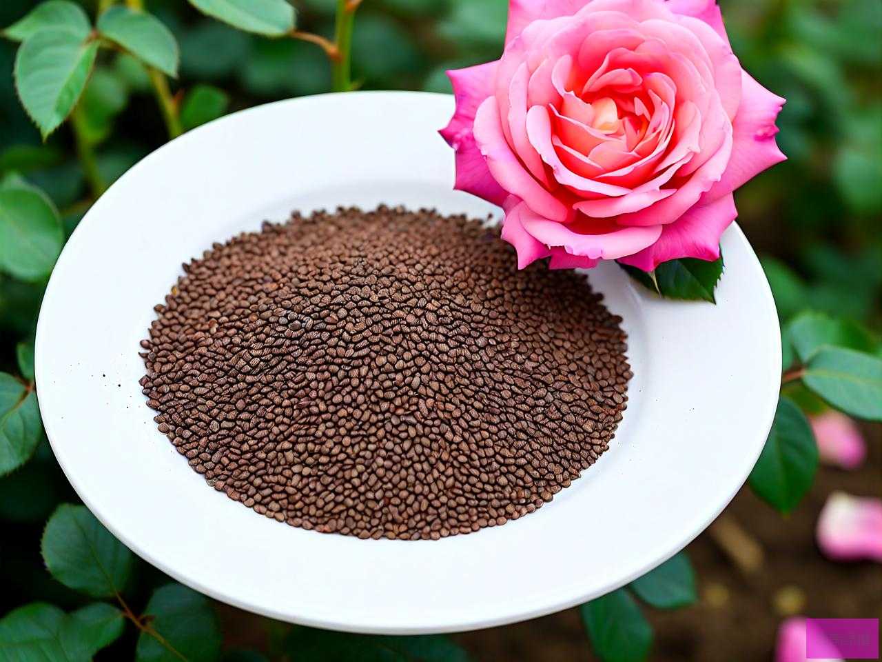 月季花种子是什么样子