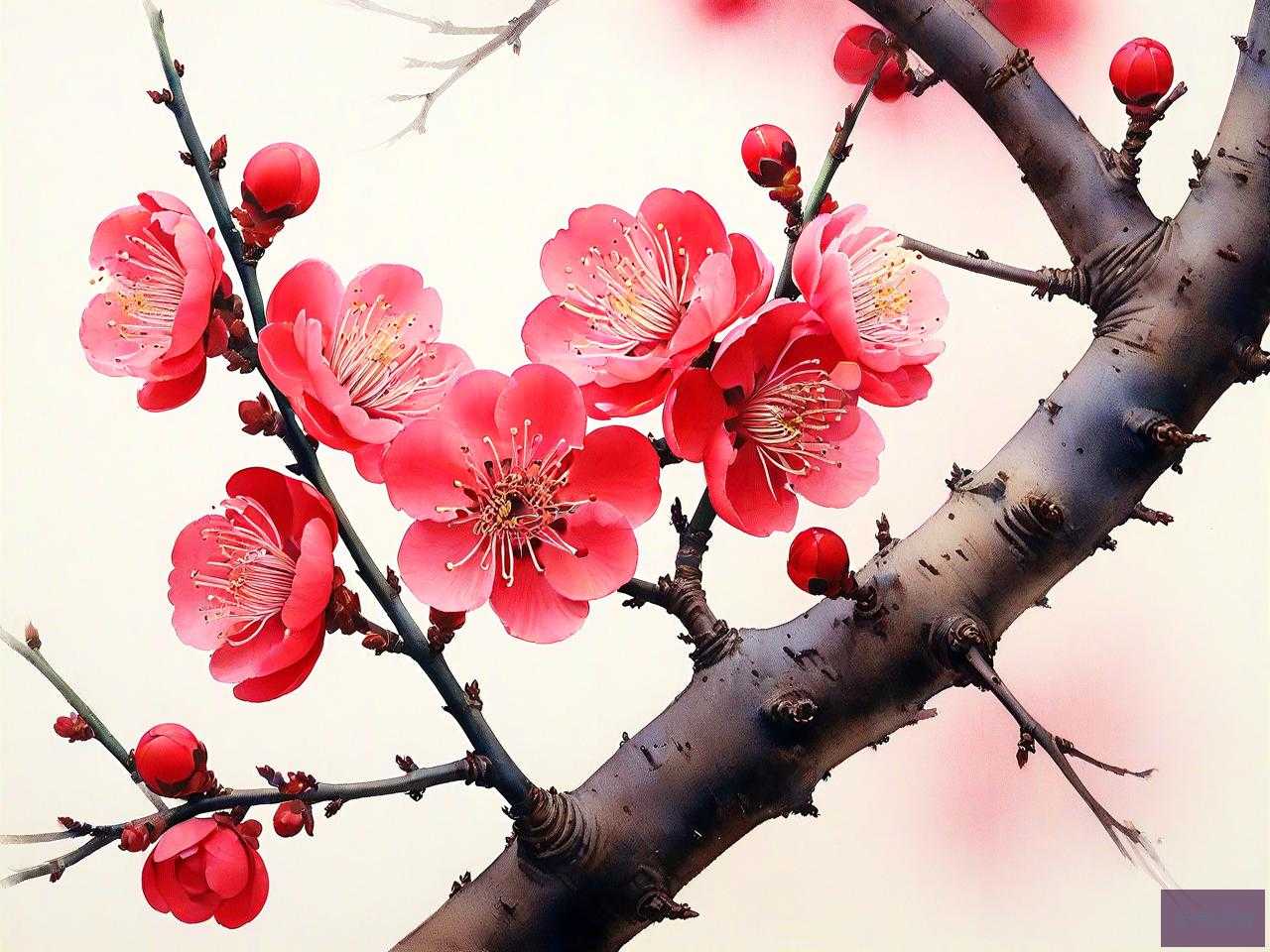 梅花报春红指哪个动物