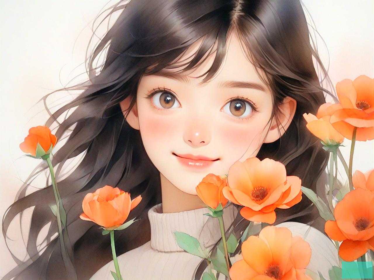 感谢美女的话语 暖心简短