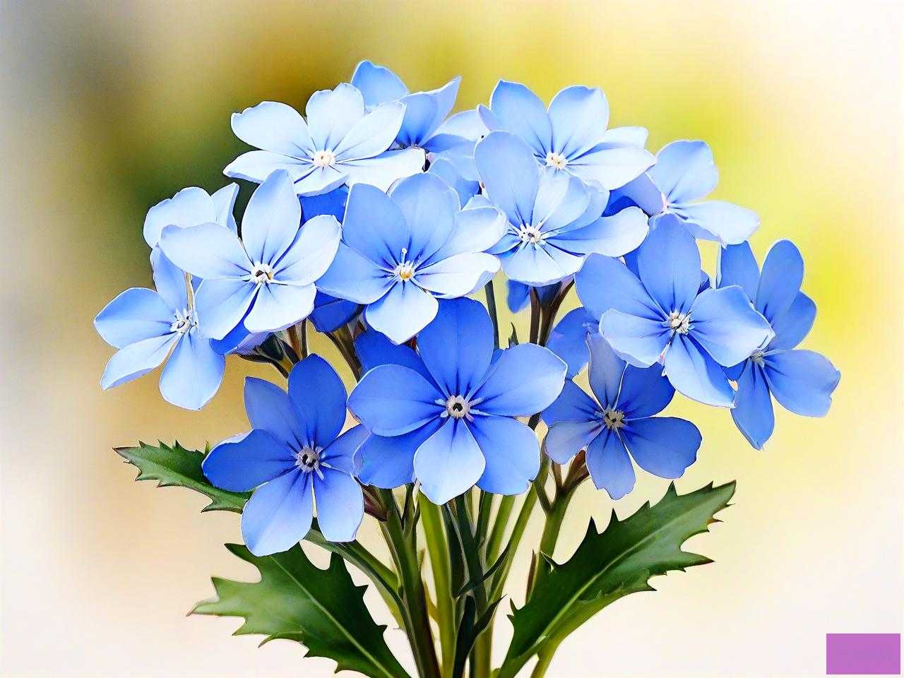 勿忘我花是什么样子的
