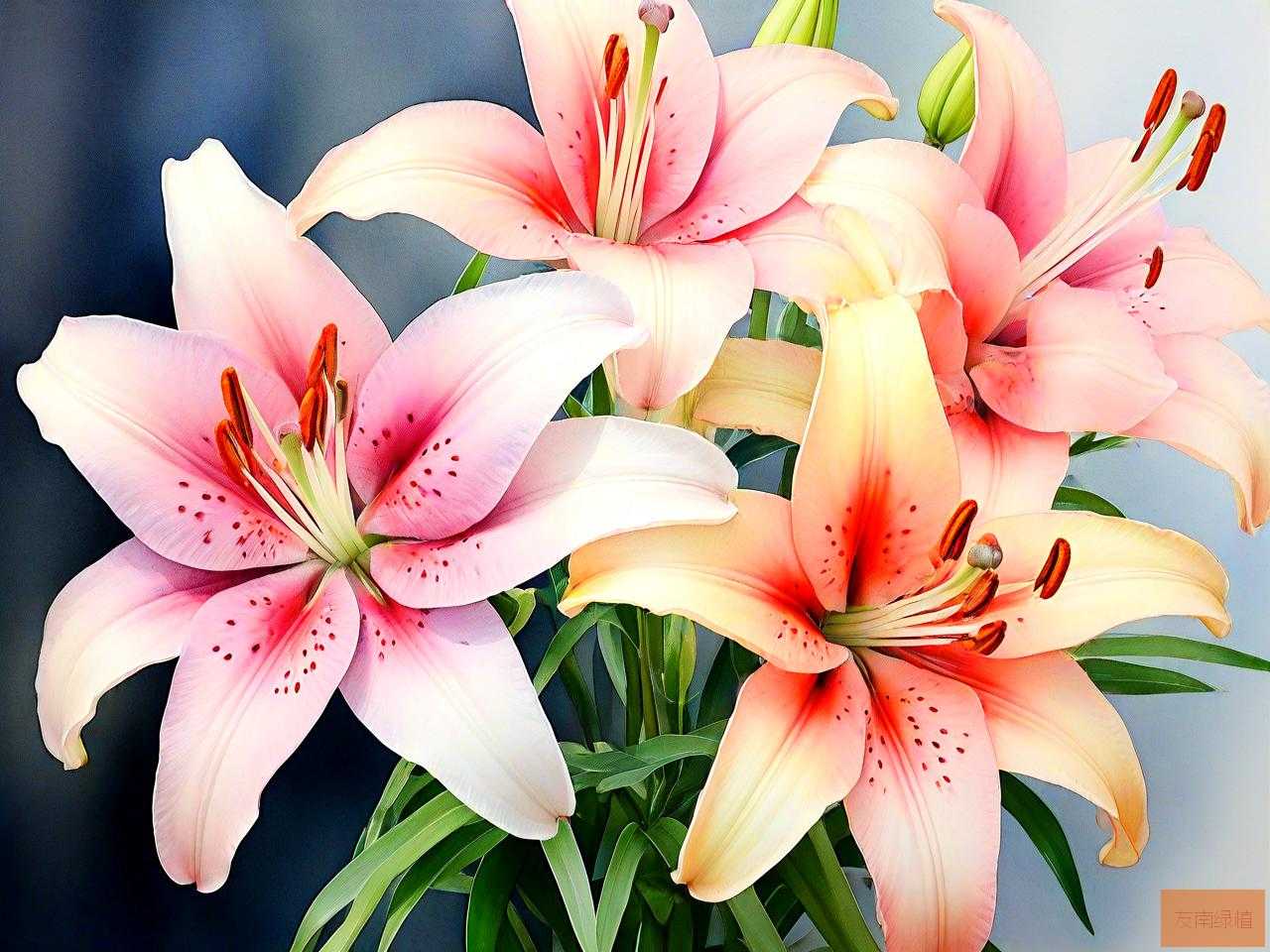 百合花花蕊是什么颜色