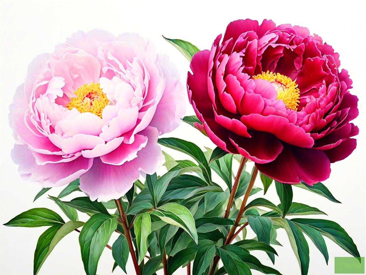 牡丹花与芍药花的区别
