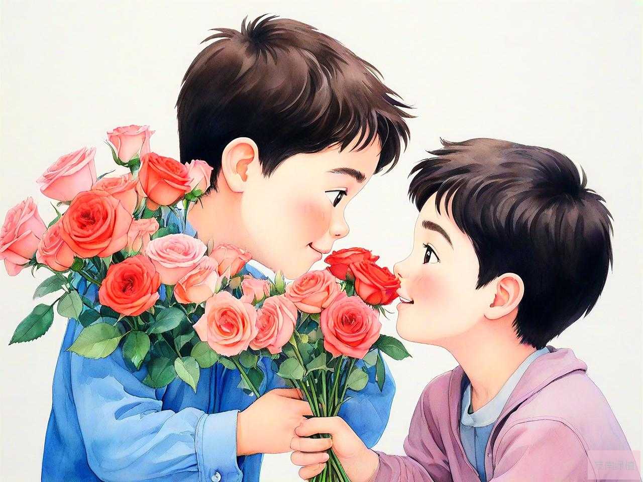 男生给男生送什么花好