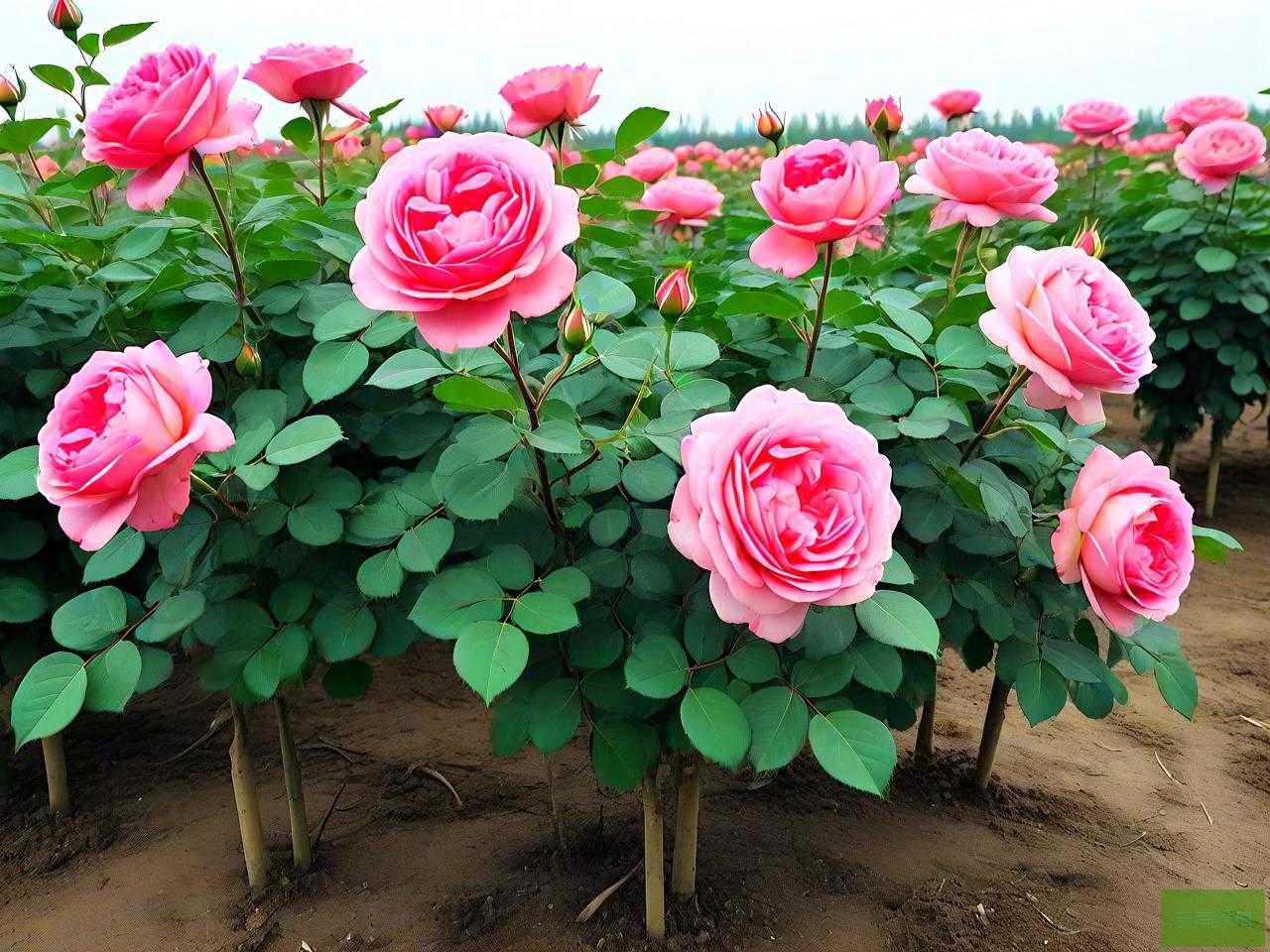树状月季花苗批发基地