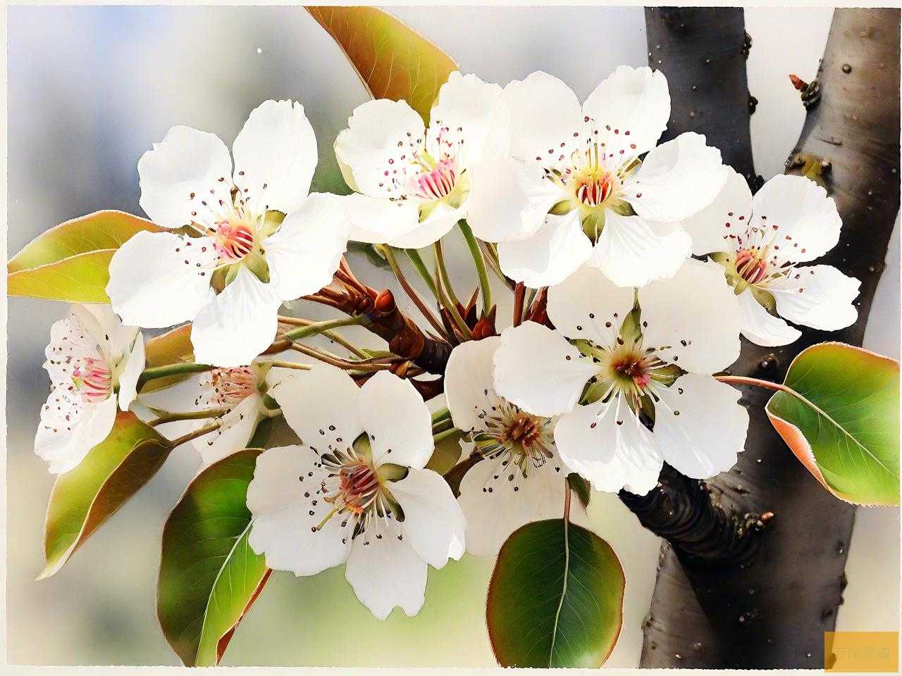 八十郎一树梨花压海棠