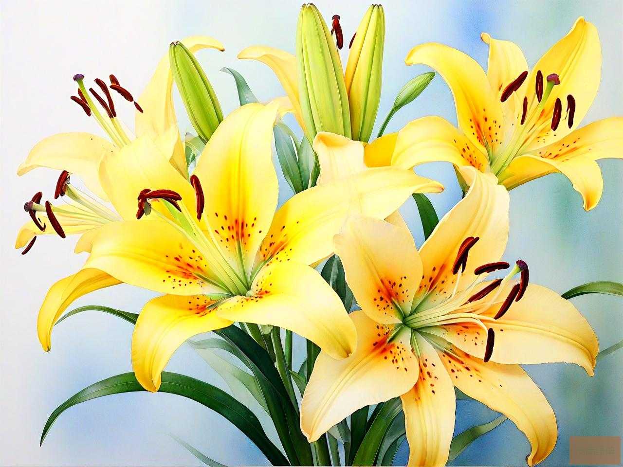黄百合花语是什么意思