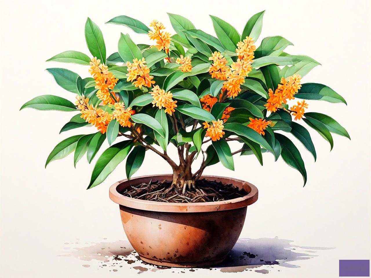 盆养桂花树的养殖方法